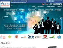 Tablet Screenshot of emiliatechnologies.com